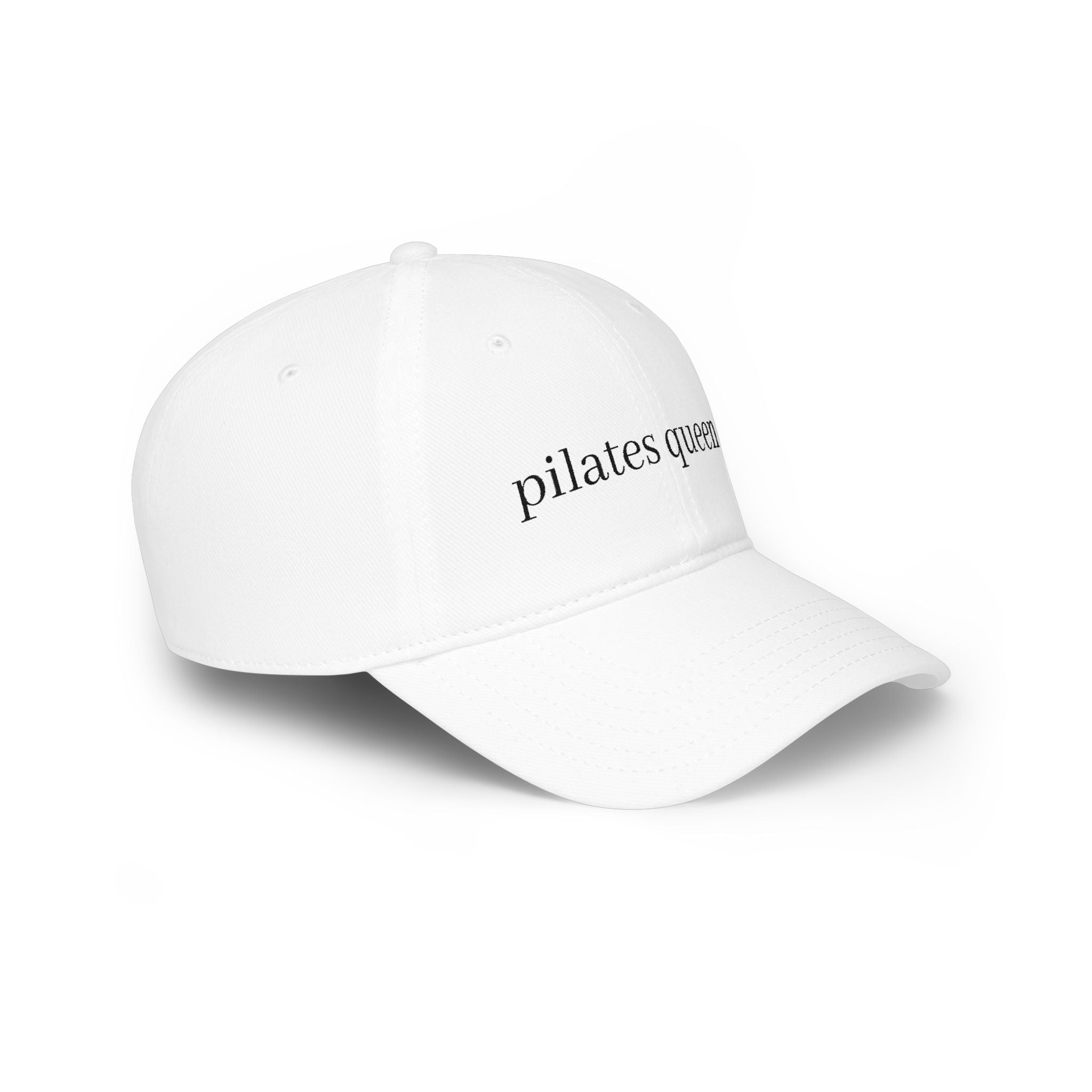 Pilates Queen Cap – Embroidered Low Profile Baseball Hat for Pilates Lovers