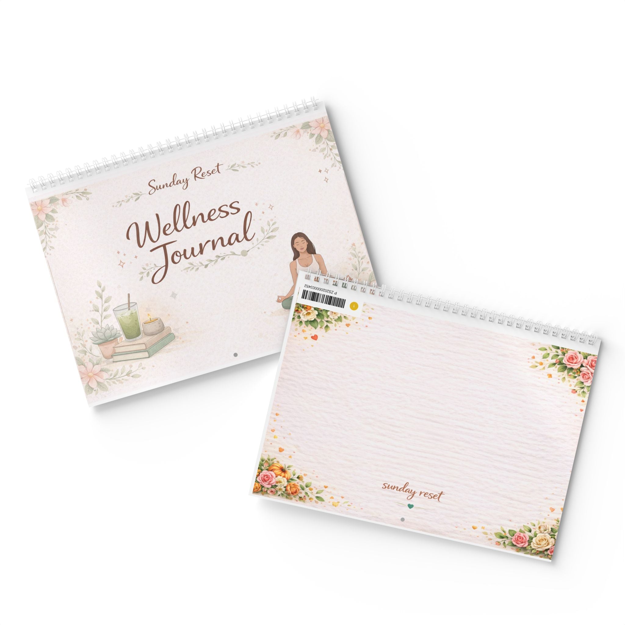 2026 Monthly Wellness Wall Calendar – Standard Calendar with Habit Trackers & Cozy Seasonal Artwork