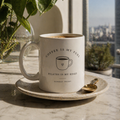 Coffee Is My Fuel, Pilates Is My Reset Mug — 11oz Ceramic Coffee Cup