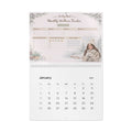 2026 Monthly Wellness Wall Calendar – Standard Calendar with Habit Trackers & Cozy Seasonal Artwork