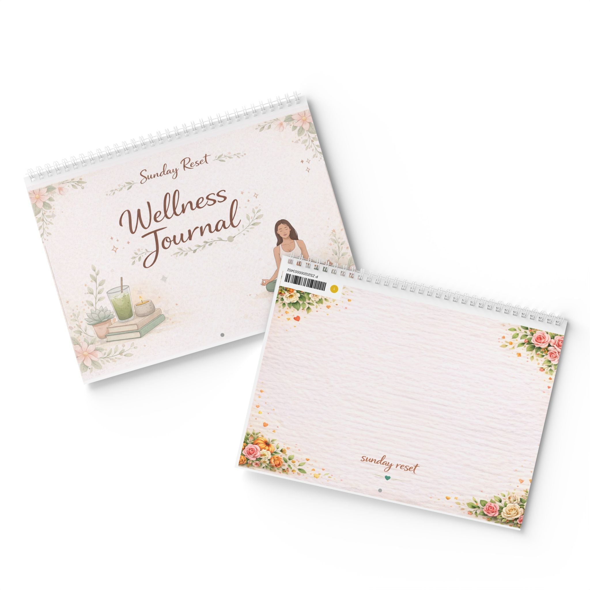 2026 Monthly Wellness Wall Calendar – Standard Calendar with Habit Trackers & Cozy Seasonal Artwork