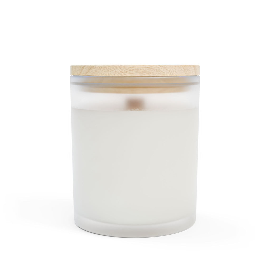 Slow Mornings Frosted Glass Candle – 11oz Soy Blend (Coffee • Vanilla • Cedar)